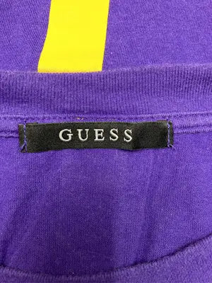 GUESS/ゲス/Tシャツ/カットソー/トップス/パープル/S