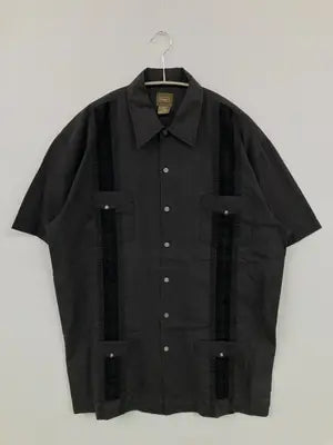 Haggar/ハガー/シャツ/ブラウス/トップス/ブラック/LARGE