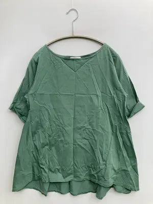 a.v.v/アーヴェヴェ/Tシャツ/カットソー/トップス/グリーン/M