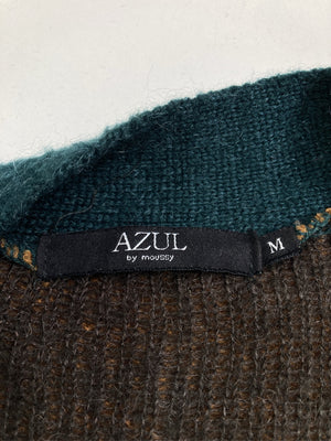 AZUL/アズール/カーディガン/ボレロ/トップス/グリーン/M