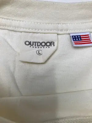 OUTDOOR/アウトドア/Tシャツ/カットソー/トップス/アイボリー/L