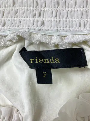 rienda/リエンダ/シャツ/ブラウス/トップス/ホワイト/F