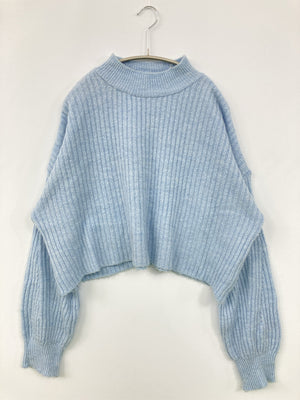 stradivarius/ストラディバリウス/ニット/セーター/トップス/スカイブルー/M