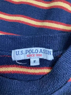 U.S. POLO ASSN./ユーエスポロアッスン/ニット/セーター/トップス/ネイビー/F