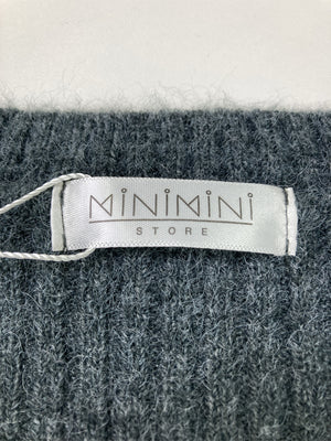 MINI MINI/ミニミニ/ニット/セーター/トップス/グレー/ワンサイズ