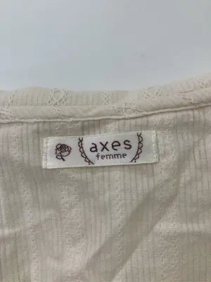 axes femme/アクシーズファム/シャツ/ブラウス/トップス/ベージュ/M   160/84A
