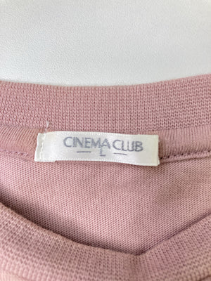 CINEMA CLUB/シネマクラブ/Tシャツ/カットソー/トップス/ピンク/L