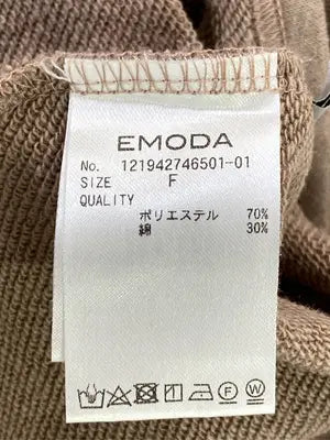 EMODA/エモダ/スウェット/トップス/ブラウン/F