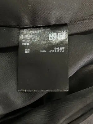 UNIQLO/ユニクロ/レザージャケット/ジャケット/アウター/ブラック/L