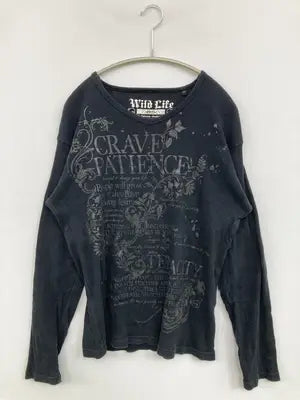 Wild Life/Tシャツ/カットソー/トップス/ブラック/L