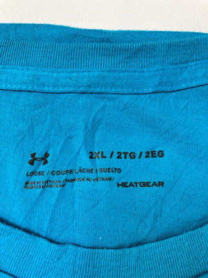 UNDER ARMOUR/アンダーアーマー/Tシャツ/カットソー/トップス/スカイブルー/2XL
