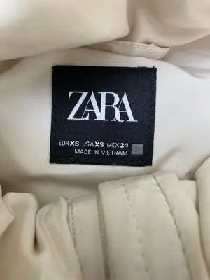 ZARA/ザラ/ダウンジャケット/コート/ジャケット/アウター/アイボリー/USA XS