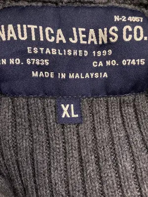 nautica jeans co./ニット/セーター/トップス/グレー/XL