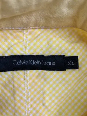 Calvin Klein Jeans/カルバンクラインジーンズ/シャツ/ブラウス/トップス/イエロー/XL