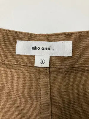 niko and .../ニコアンド/サロペット/オーバーオール/オールインワン・サロペット/ブラウン/M
