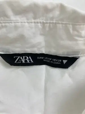 ZARA/ザラ/シャツ/ブラウス/トップス/ホワイト/EUR M