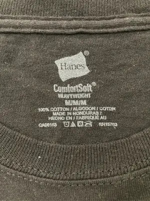 Hanes/ヘインズ/Tシャツ/カットソー/トップス/ブラック/M