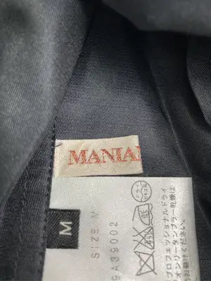 MANIANIENNA/トレンチコート/ジャケット/アウター/ブラック/M