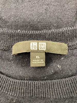 UNIQLO/ユニクロ/ニット/セーター/トップス/ネイビー/XL