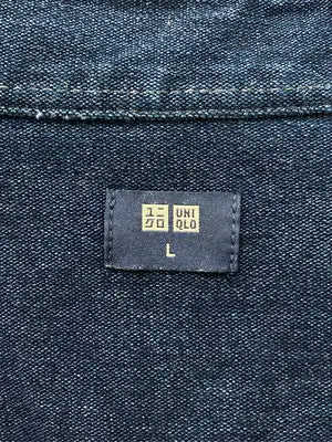 UNIQLO/ユニクロ/シャツ/ブラウス/トップス/ネイビー/L