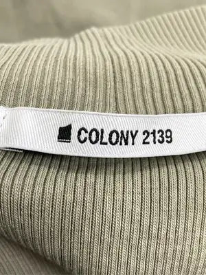 COLONY 2139/コロニートゥーワンスリーナイン/Tシャツ/カットソー/トップス/カーキ/L