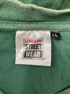 VISION STREET WEAR/ヴィジョンストリートウェア/Tシャツ/カットソー/トップス/グリーン/LL