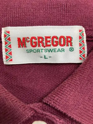 McGREGOR/マックレガー/ポロシャツ/トップス/レッド/L