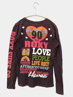 ROXY/ロキシー/Tシャツ/カットソー/トップス/ブラウン/S