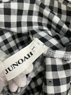JUNOAH/ジュノア/シャツワンピース/ワンピース/ドレス/ブラック/L