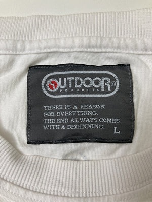 OUTDOOR/アウトドア/Tシャツ/カットソー/トップス/ホワイト/L