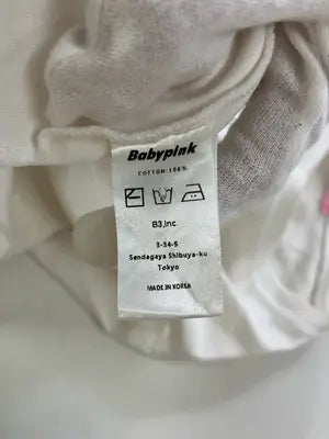 Babypink/Tシャツ/カットソー/トップス/ホワイト