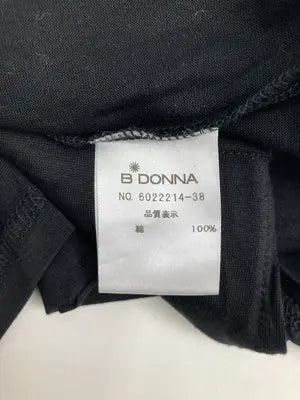 B DONNA/Tシャツ/カットソー/トップス/ブラック