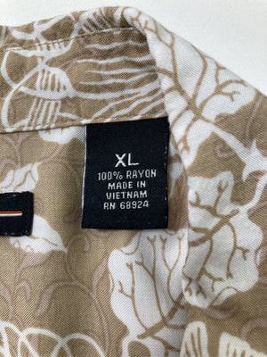6A/シャツ/ブラウス/トップス/ベージュ/XL