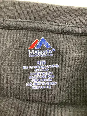 Majestic/マジェスティック/Tシャツ/カットソー/トップス/ブラック/2XLT