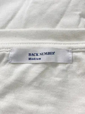 BACK NUMBER/バックナンバー/Tシャツ/カットソー/トップス/ホワイト/M