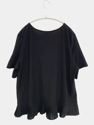 pleuvoir/Tシャツ/カットソー/トップス/ブラック/LL
