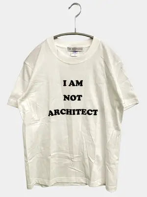 I AM NOT ARCHITECT/Tシャツ/カットソー/トップス/ホワイト/S