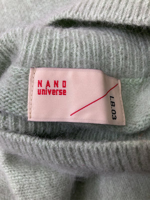 NANO-UNIVERSE/ナノユニバース/ニット/セーター/トップス/ライトグリーン/1