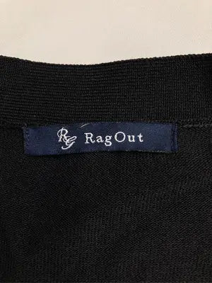 Rag Out/ラグアウト/カーディガン/ボレロ/トップス/ブラック/LL  バスト93～101　身長154～162