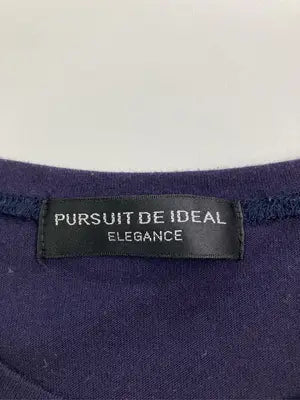 PURSUIT DE IDEAL/Tシャツ/カットソー/トップス/パープル/M-L