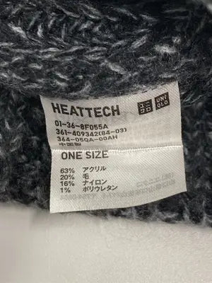 UNIQLO/ユニクロ/ニットキャップ/ビーニー/帽子/ブラック/ONE SIZE