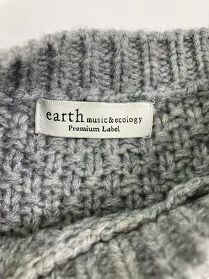 earth music&ecology/アースミュージックアンドエコロジー/ニット/セーター/トップス/グレー/F