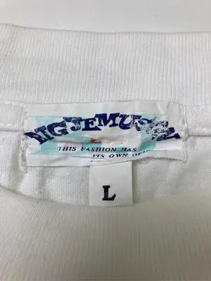BIGJEMUSON/Tシャツ/カットソー/トップス/ホワイト/L