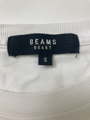 BEAMS HEART/ビームスハート/Tシャツ/カットソー/トップス/ホワイト/S