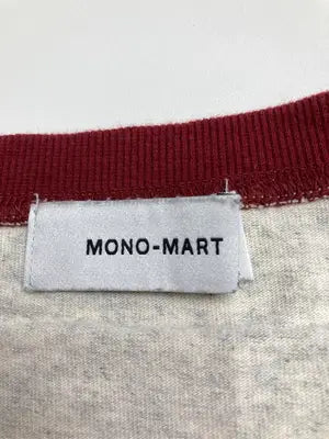 MONO-MART/モノマート/Tシャツ/カットソー/トップス/グレー/F