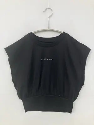 CRONOS/ノースリーブ/トップス/ブラック/S