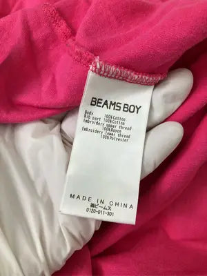BEAMS BOY/ビームスボーイ/Tシャツ/カットソー/トップス/ピンク/2