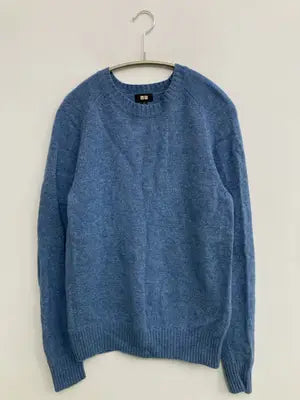 UNIQLO/ユニクロ/ニット/セーター/トップス/ブルー/S