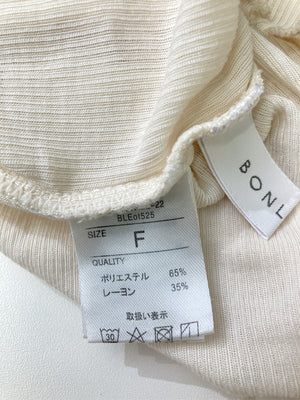BONLECILL/ボンルシール/Tシャツ/カットソー/トップス/アイボリー/F