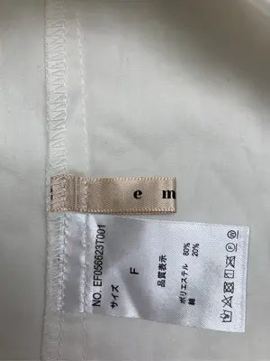 ems/エムズエキサイト/Tシャツ/カットソー/トップス/ホワイト/F